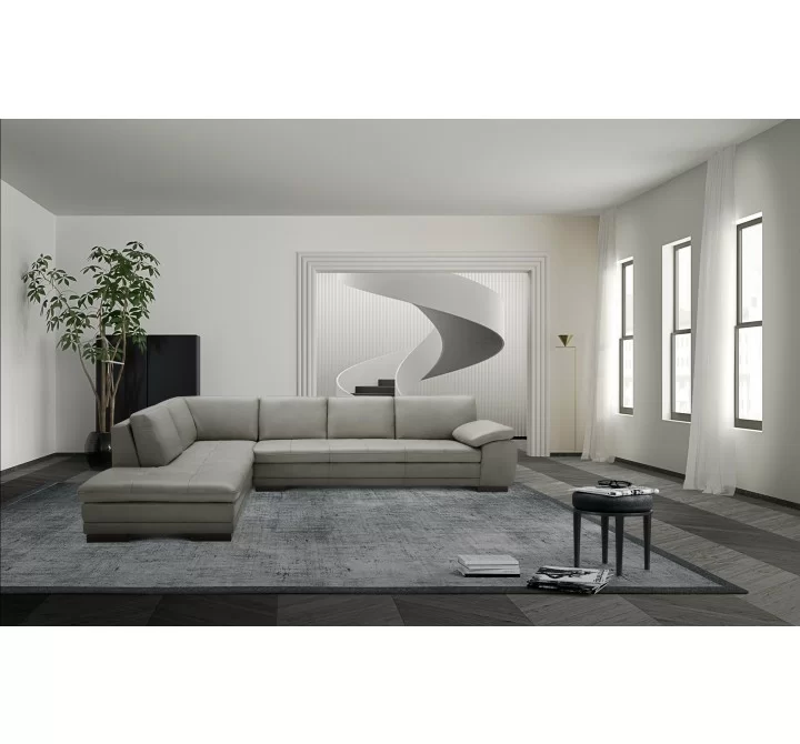 J&M Furniture 625 Italian Leather Sectional 