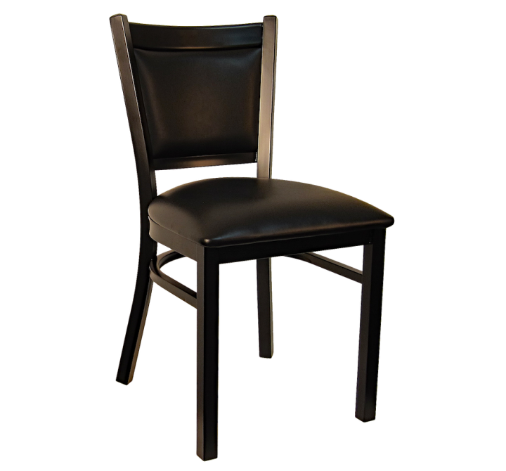 H&D Seating Upholstered Metal Chair - Set of 2