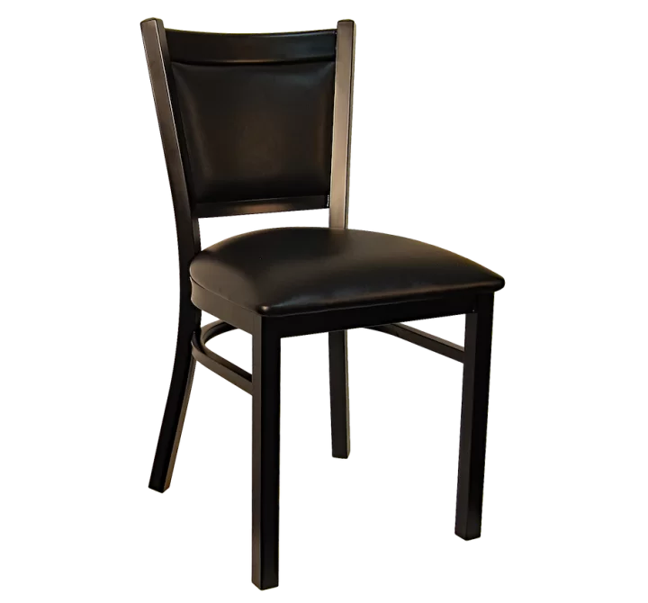 H&D Seating Upholstered Metal Chair - Set of 2