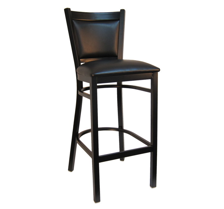 H&D Seating Upholstered Metal Barstool