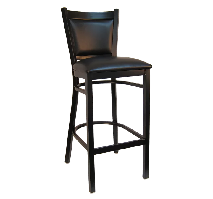 H&D Seating Upholstered Metal Barstool