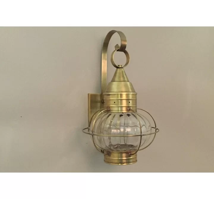 631 Small Wall-Mount Onion Light - AB Finish