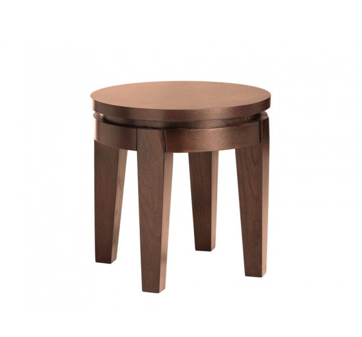 SUNPAN Asia End Table - Round, Frontview