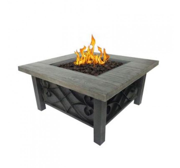 Bond Marbella Steel Gas Firebowl