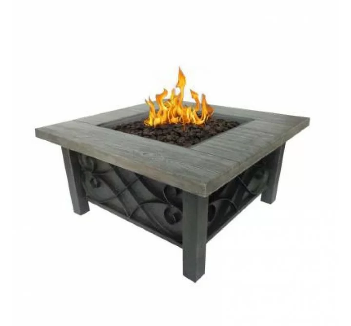 Bond Marbella Steel Gas Firebowl
