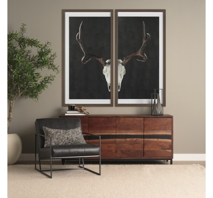 Mercana Hemlock 69L x 18W x 30H Brown Wood Sideboard