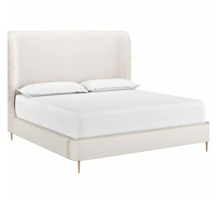 Sunpan Tierra Bed King Bergen Taupe - Front Side Angle