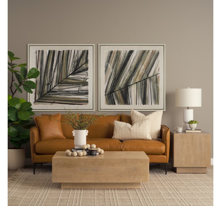 Mercana Hayden Light Brown Wood Rectangular Coffee Table