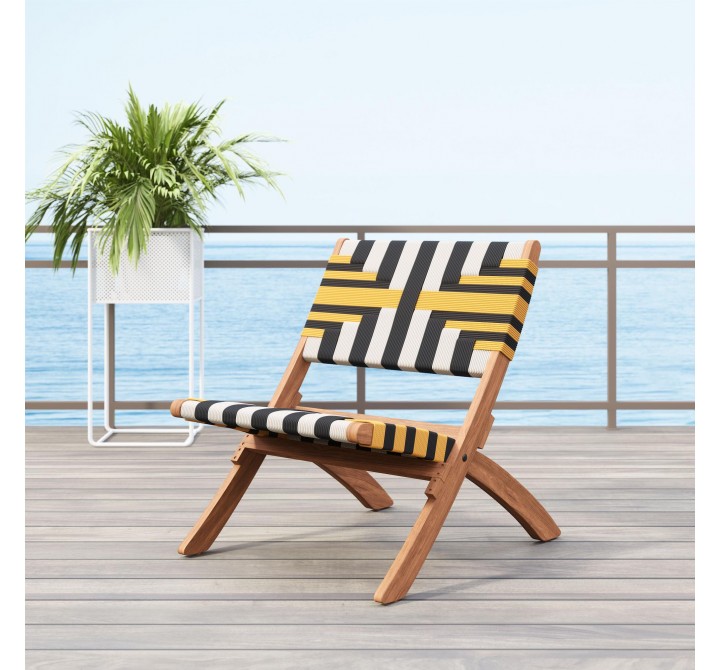 Zuo Modern Sunbeam Lounge Chair Multicolor - Lifestyle