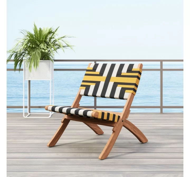 Zuo Modern Sunbeam Lounge Chair Multicolor - Lifestyle