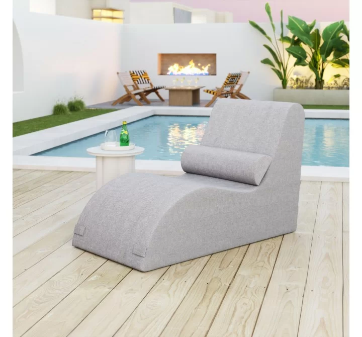 Zuo Modern Luanda Lounge Chair Gray - Lifestyle 2