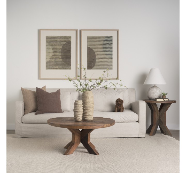 Mercana Heidi Reclaimed Brown Wooden Coffee Table