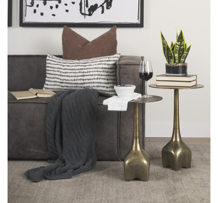 Mercana Risha Small Gold Metal Accent Table 7