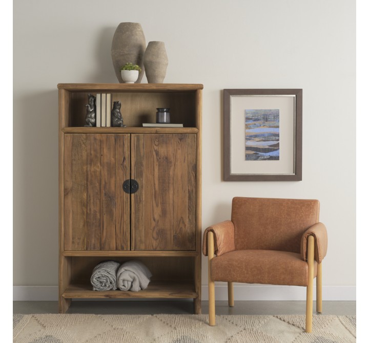 Mercana Wayde Curio Cabinet Recycled Pine
