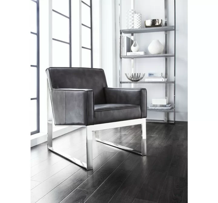 Sunpan Sheldon Lounge Chair - Cantina Magnetite - Lifestyle