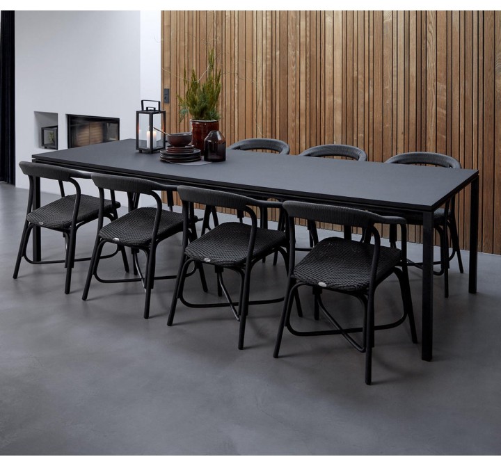 Cane-Line Noble Armchair INDOOR dining set view