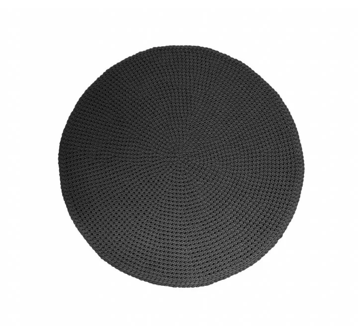 Cane-Line Discover Rug, Dia 78.8",Cane-line Soft Rope, Dark Grey