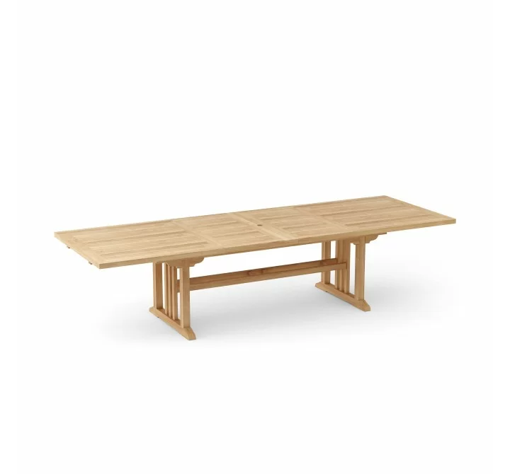 Anderson Teak Sahara 126" Rectangular Double Ext. Table-1