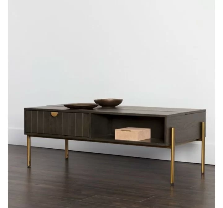 Sunpan Irwin Lift Top Coffee Table - Lifestyle