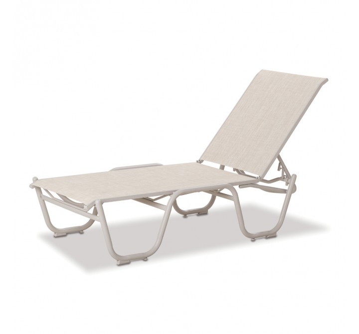 Telescope Casual Gardenella Sling Four Postion Stacking Lay Flat Armless Chaise