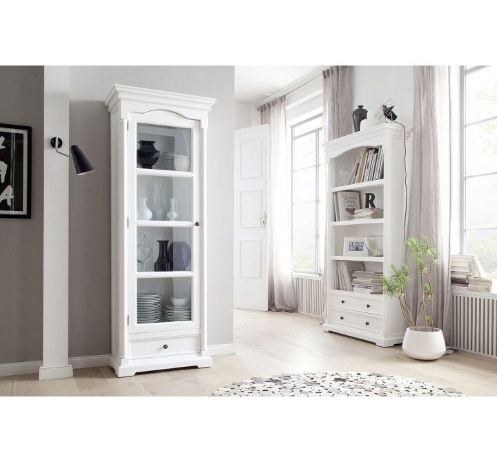 Nova Solo Provence China Cabinet With One Glass Door And Bottom Drawer - Lifestyle