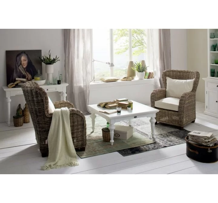 Nova Solo Provence Rectangular Coffee Table - Lifestyle