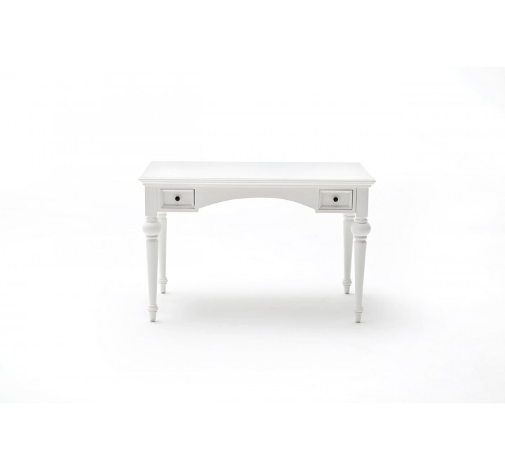Nova Solo Provence Secretary Writing Desk With 2 Drawers - Front Angle
