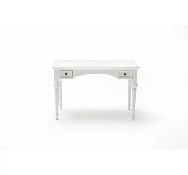 Nova Solo Provence Secretary Writing Desk With 2 Drawers - Front Angle