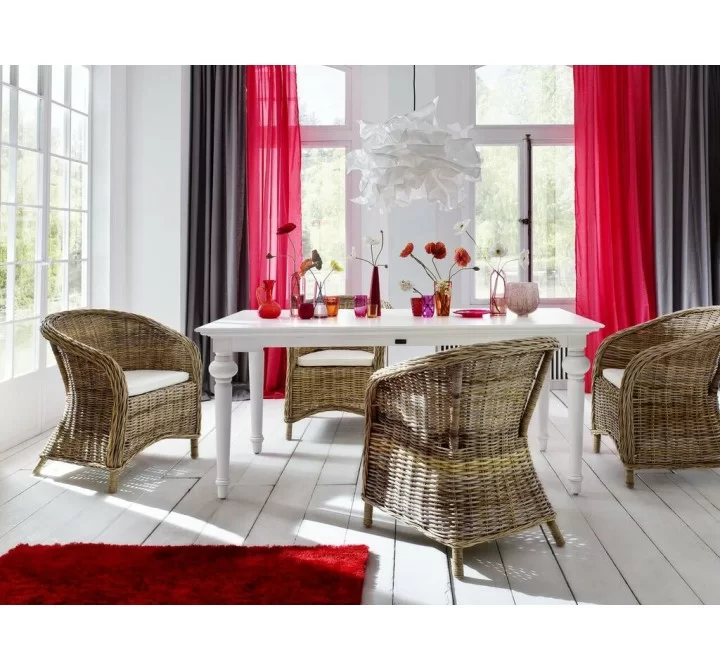 Nova Solo Provence Dining Table in 79 inches - Lifestyle