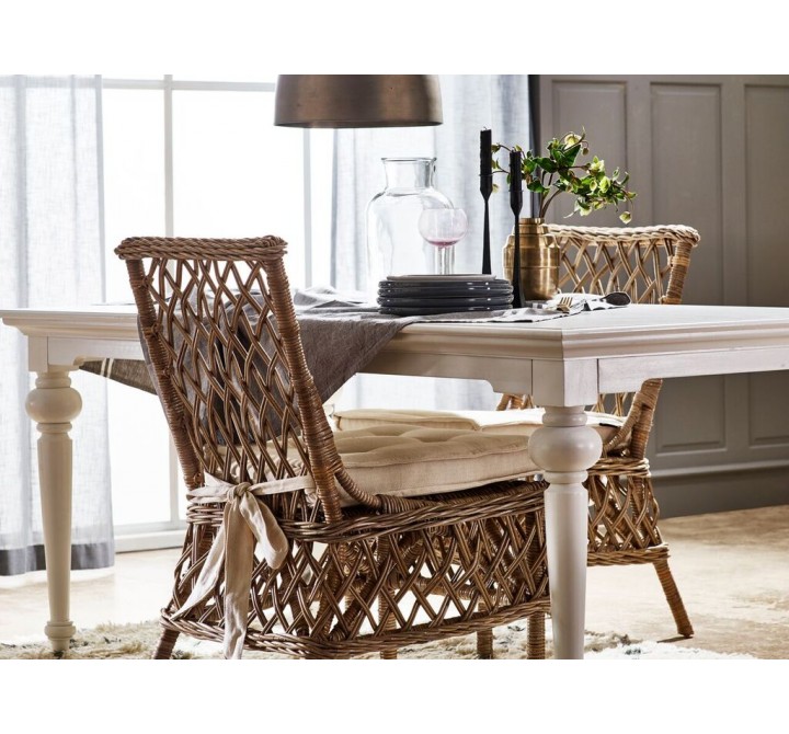 Nova Solo Aristocrat Dining Chairs With Cushions - Set Of Two - Lifestyle