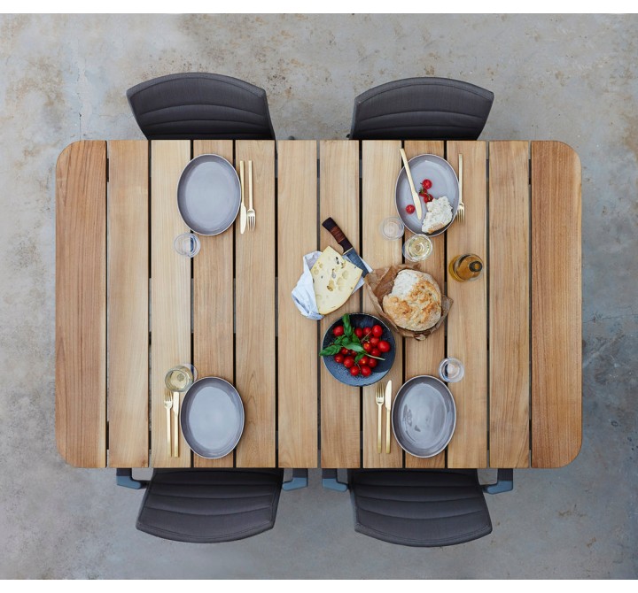 Cane-LIne Core Dining Table, 63x36 Inches, top view