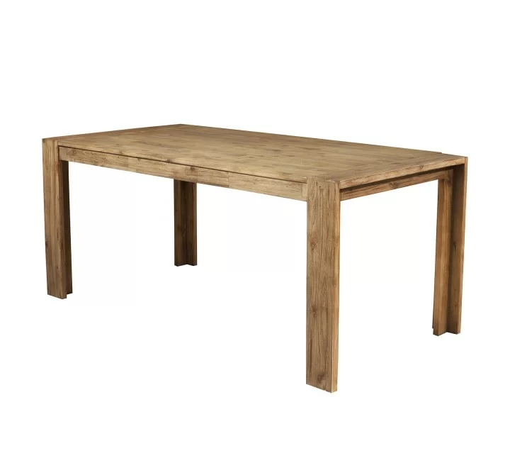 Alpine Furniture Seashore Dining Table in Antique Natural - Front Side Angle