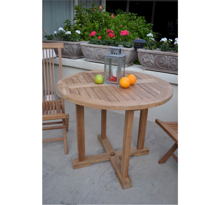 Anderson Teak Montage 35" Bistro Round Table-1