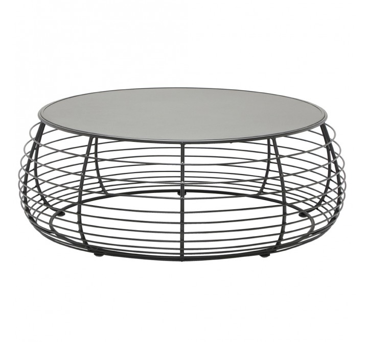Woodard Latitude Coffee Table - Angled and Zoomed