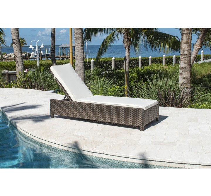 Hospitality Rattan Patio Fiji Chaise Lounge