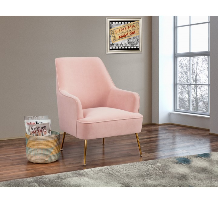 Alpine Furniture Rebecca Leisure Chair in Pink - Lifestyle