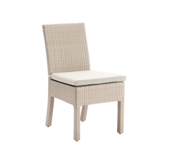 Hospitality Rattan Patio Rubix Stackable Side Chair