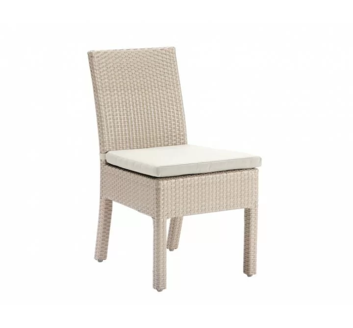 Hospitality Rattan Patio Rubix Stackable Side Chair