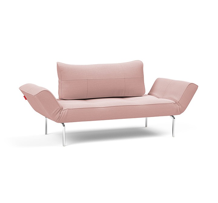  Innovation Living Zeal Straw Daybed - Vivus Dusty Coral - Angled View