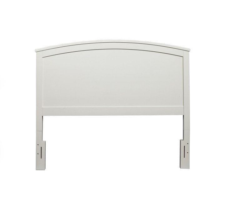 Alpine Furniture Baker California King Headboard Only In White - Angled View