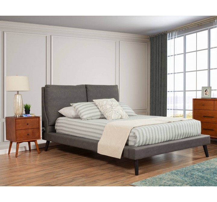 Alpine Furniture Gabriela California King Platform Bed - Lifestyle