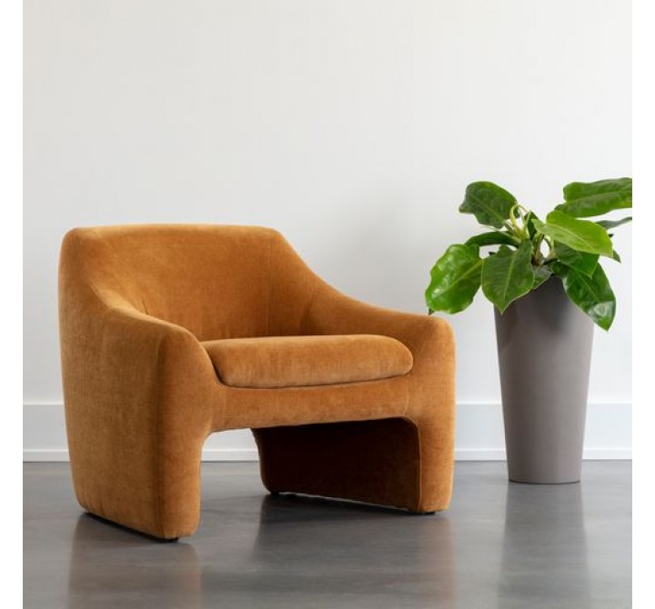 Sunpan Nevaeh Lounge Chair Danny Amber - Lifestyle