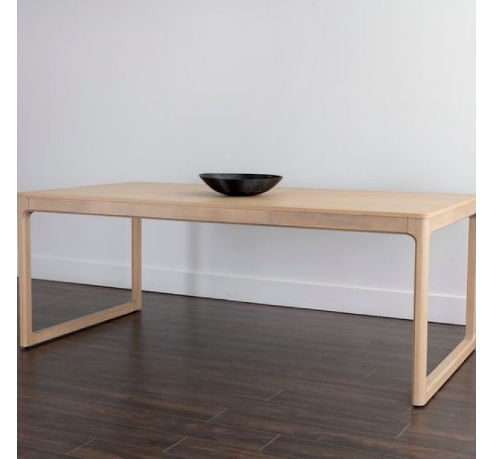 Sunpan Rivero Dining Table - Light Wash - 80'' - Lifestyle