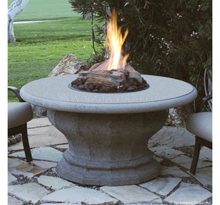 American Fyre Designs Inverted Firetable W/ Concrete Top