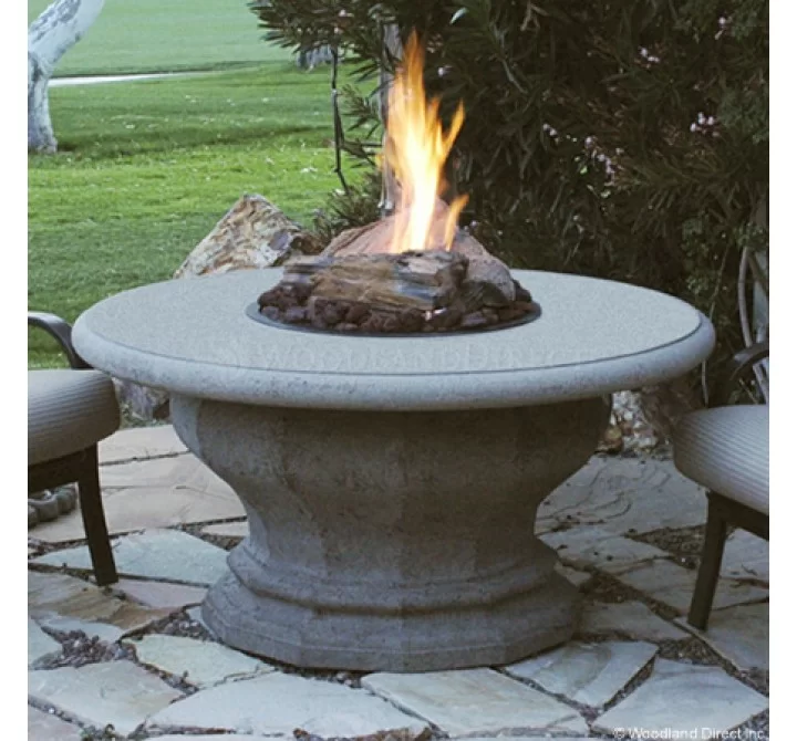 American Fyre Designs Inverted Firetable with Concrete Top