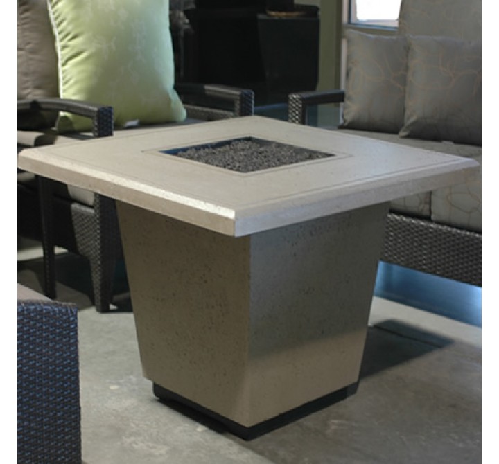 American Fyre Designs Cosmopolitan Square Reclaimed Wood Firetable