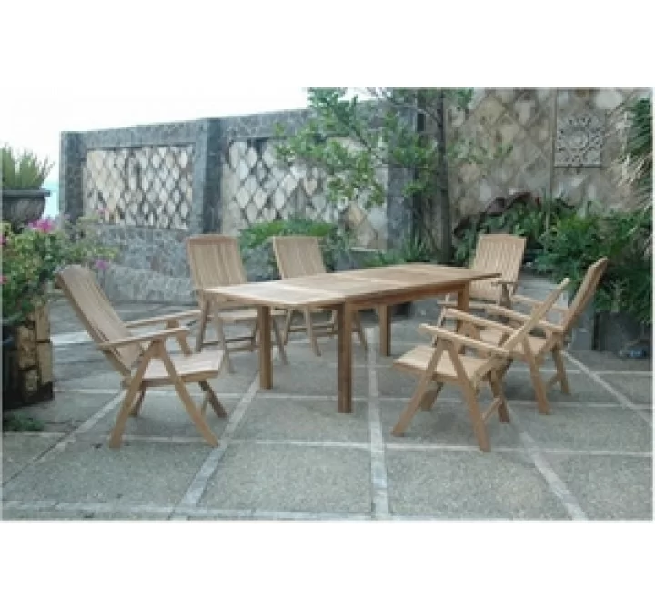 Anderson Teak Katana 7-Piece Outdoor Dining Set 1