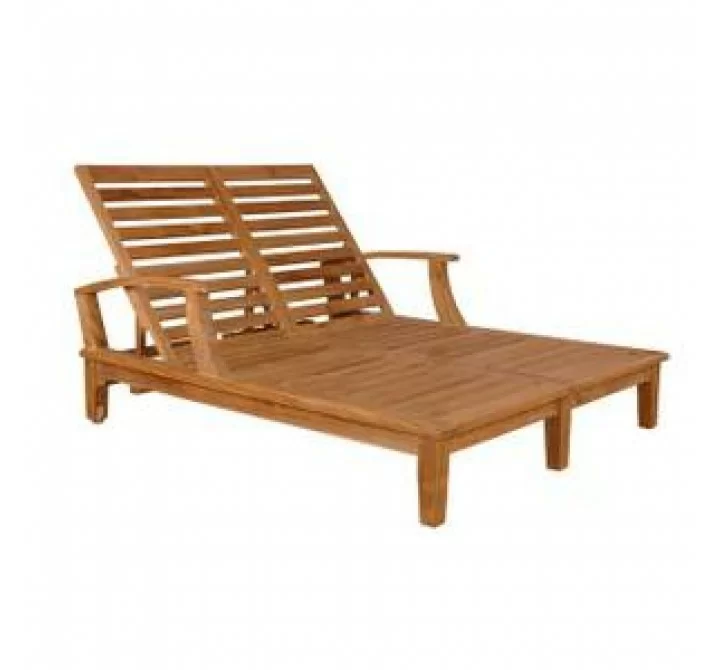 Anderson Teak Brianna Double Sun Lounger with Arm-1