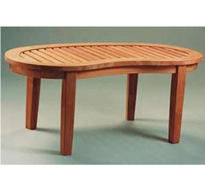 Anderson Teak Kidney Curve Table