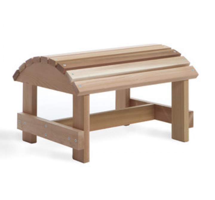 All Things Cedar Western Red Cedar Outdoor Ottoman